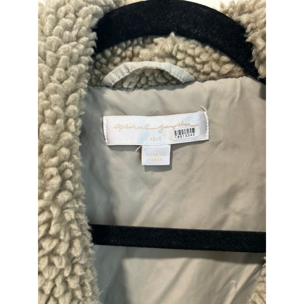 Spiritual Gangster Ivy Quilted Sherpa Jacket Sage green XS/S Elevated Athleisure - Picture 4 of 10